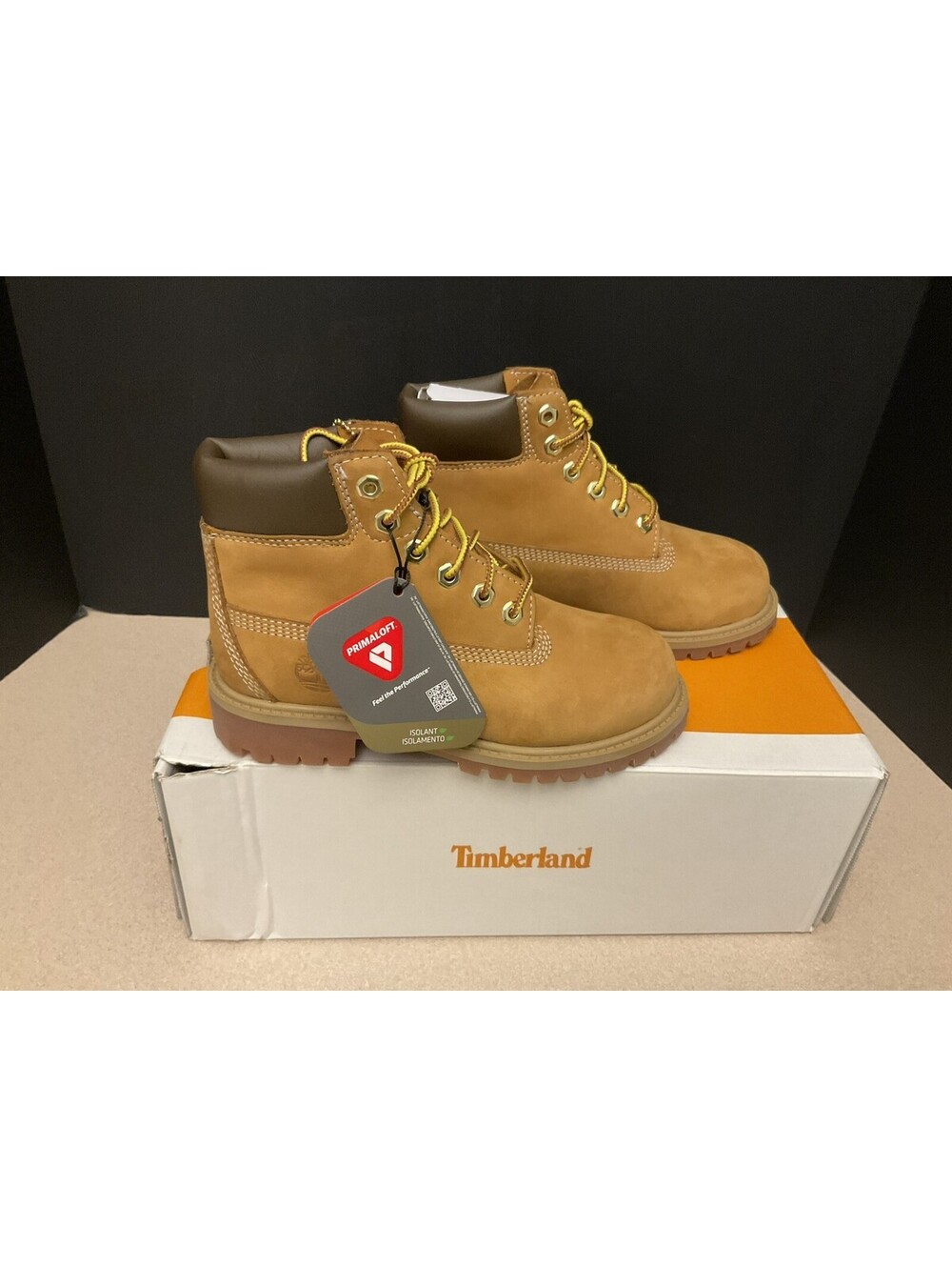 New! Kids Timberland Premium 6in Waterproof Lace-Up Boots. Size 13.5C Wide. Nice